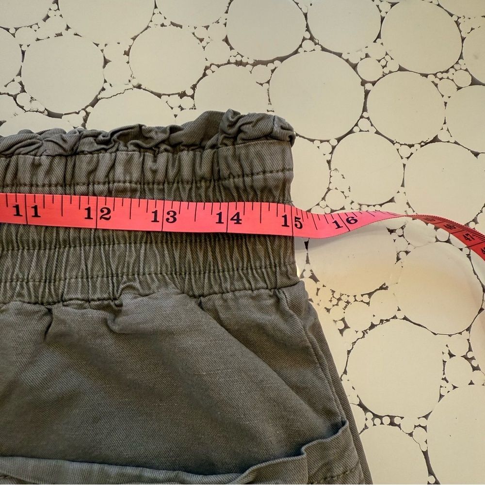 Anthropologie Green utilitarian skirt size MP - Picture 6 of 10